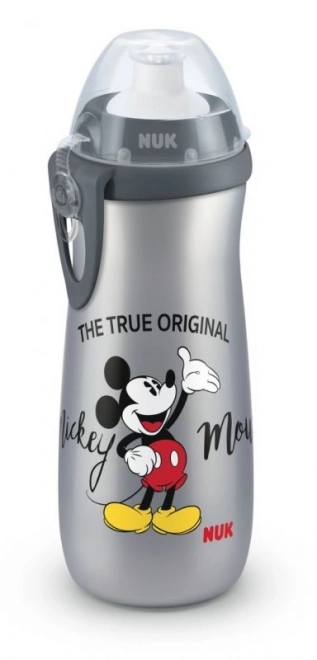 NUK FC Športová fľaša Mickey Mouse 450 ml šedá