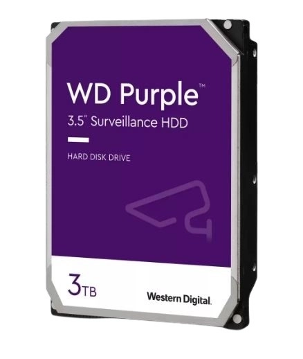 Dysk na sledovanie WD Purple 3TB 3.5 palca