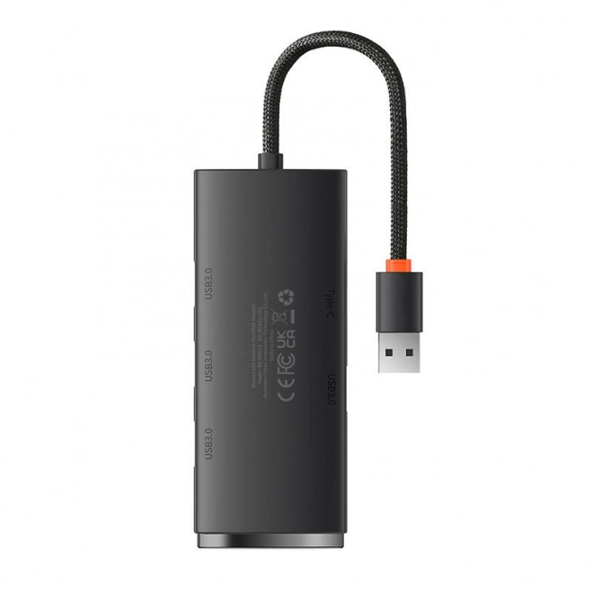 Rozbočovač Baseus 4V1 USB Čierny