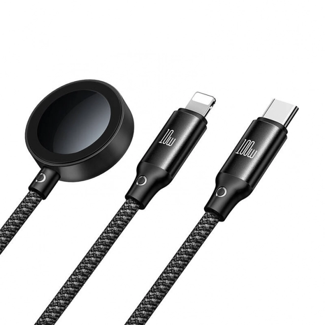 Kábel Mcdodo 3v1 USB-C, Lightning, Apple Watch