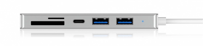 ICY BOX USB‑C hub s 3 portmi USB a čítačkou kariet