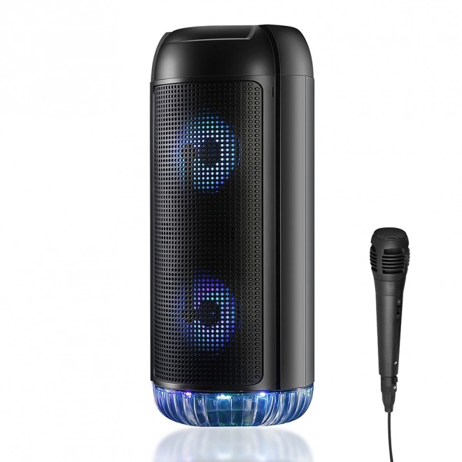 Bluetooth reproduktor s karaoke a osvetlením