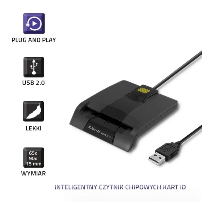 Inteligentný čítač čipových kariet s USB typu C