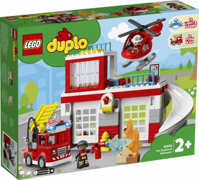 Hasičská stanica a vrtuľník LEGO DUPLO