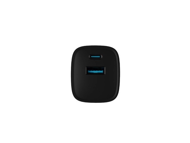 Natec Ribera GaN USB nabíjačka 30W, 1x USB-A, 1x USB-C, čierna