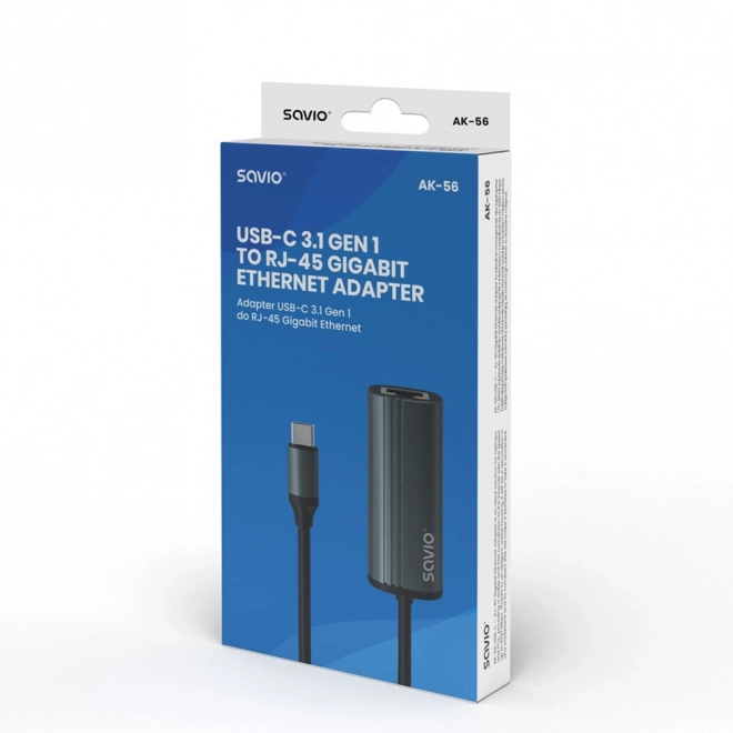 Adaptér USB-C 3.1 do RJ-45 Gigabit Ethernet