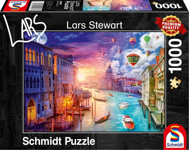 Puzzle Deň a noc: Benátky 1000 dielikov