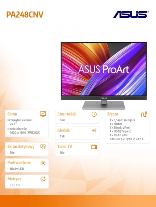 Monitor 24 palcov