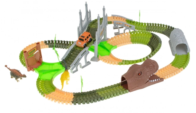 Autodráha s dinosaurami 228 dielov