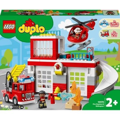 Hasičská stanica a vrtuľník LEGO DUPLO