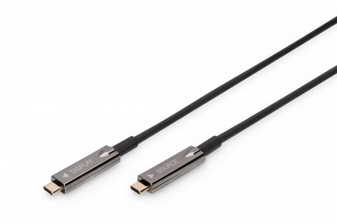 Hybidný pripojovací kábel AOC USB 3.1 Typ C/USB Typ C 4K 60Hz 10m