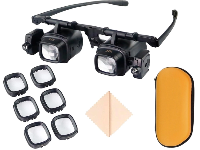 Lupy s LED osvetlením pre detailnú prácu