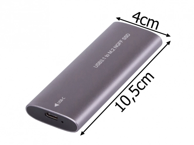Obal na disk M.2 NGFF USB 3.1 Typ-C
