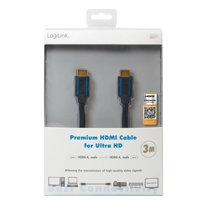 Kábel HDMI Ultra HD 3m