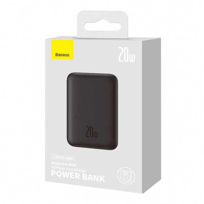 Powerbanka Baseus Magnetic Mini 10000mAh USB-C 20W čierna