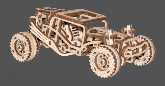 Drevené 3D Puzzle Automobil Buggy