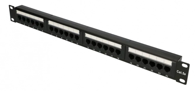 Patchpanel Extralink 24 portový CAT5E UTP