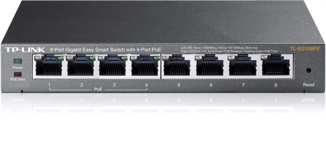 Switch Smart 8 portov s PoE
