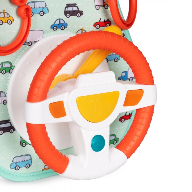Interaktívna volantová podložka pre auto