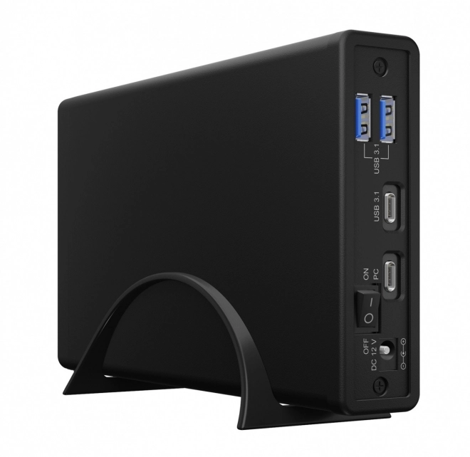 Obal na pevný disk s USB-C HUB ICY BOX