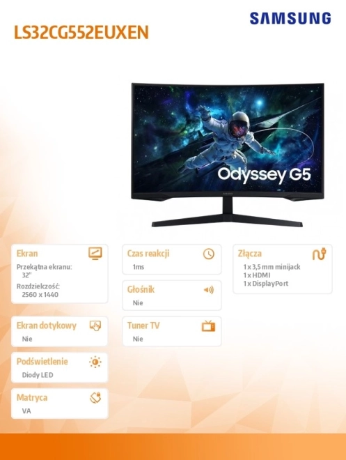Herný monitor Samsung 32"