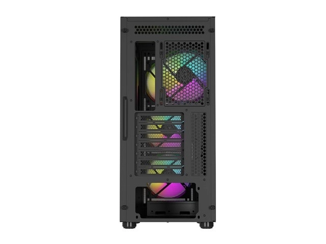 Počítačová skriňa Genesis Diaxid 605 ARGB MIDI Tower USB-C čierna