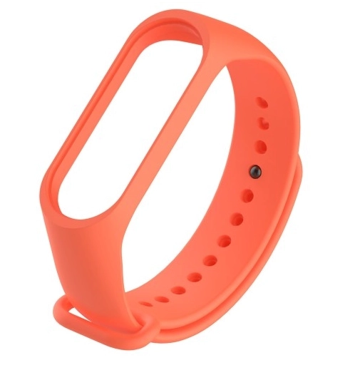 Silikónový pásik pre Xiaomi Mi Band 3/4 - oranžová