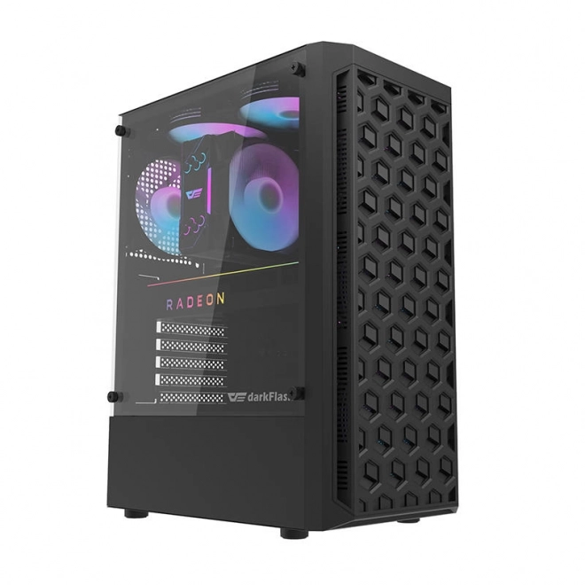 Počítačová skriňa Darkflash Micro-ATX (čierna)