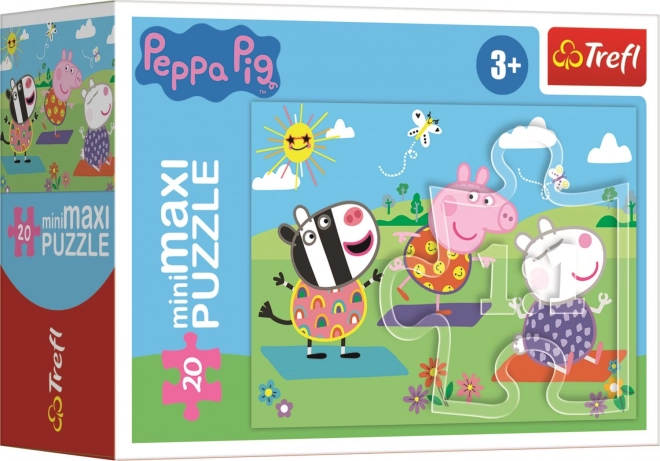 Puzzle Prasiatko Peppa 20 dielikov