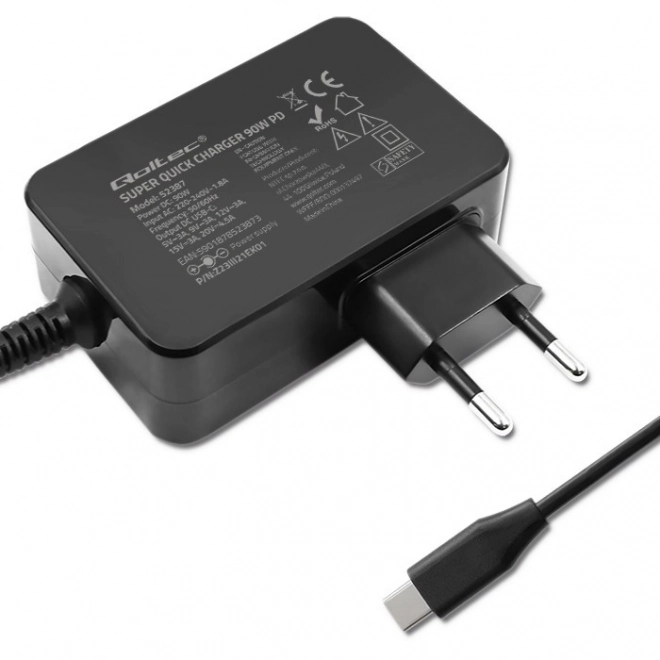 Gan power pro nabíjačka v čiernej farbe