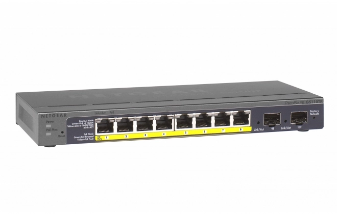 Inteligentný prepínač 8x1GB PoE 2xSFP