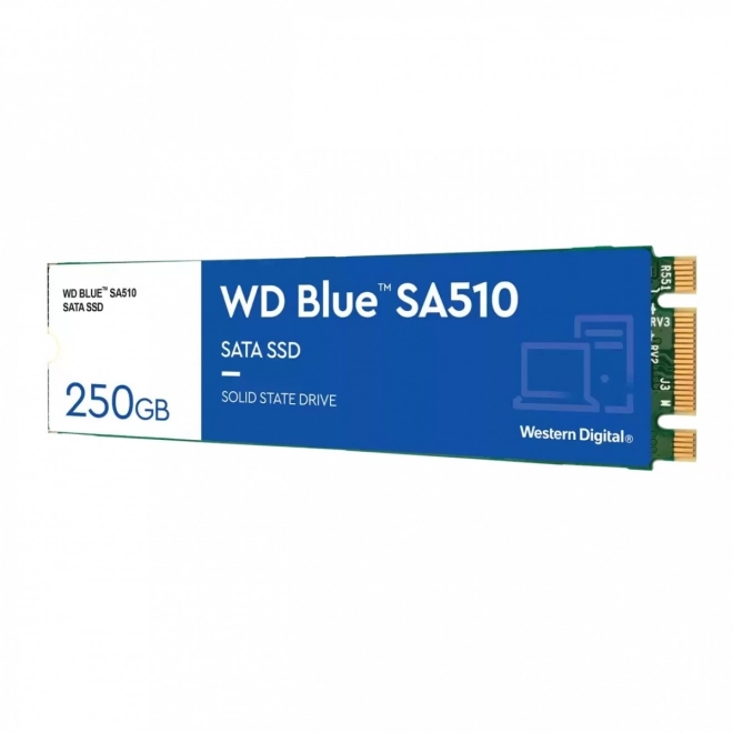 Modrý SSD disk 250GB M.2 2280