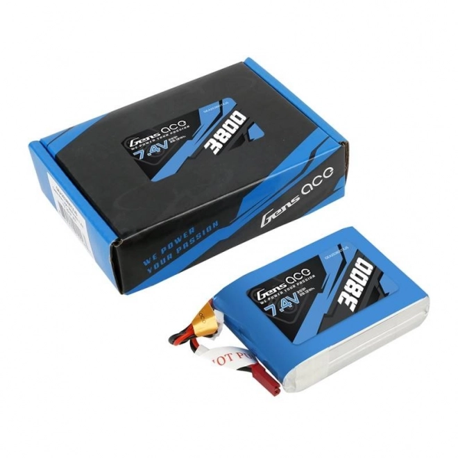 Akumulátor LiPo Gens Ace 3800mAh 7.4V