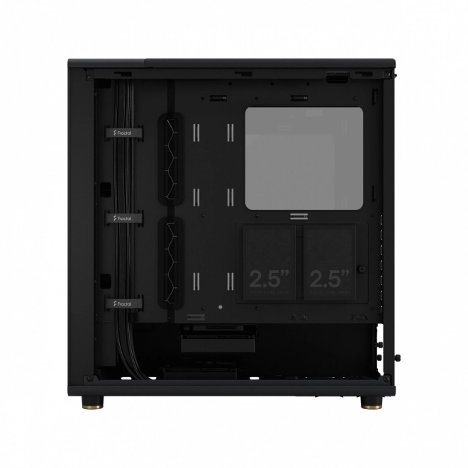 Fractal Design skrinka North čierna s drevenými prvkami