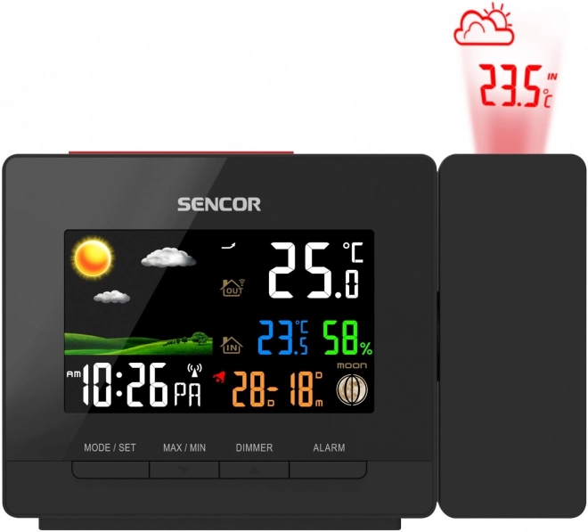 Projektorová meteostanica SENCOR SWS 5400