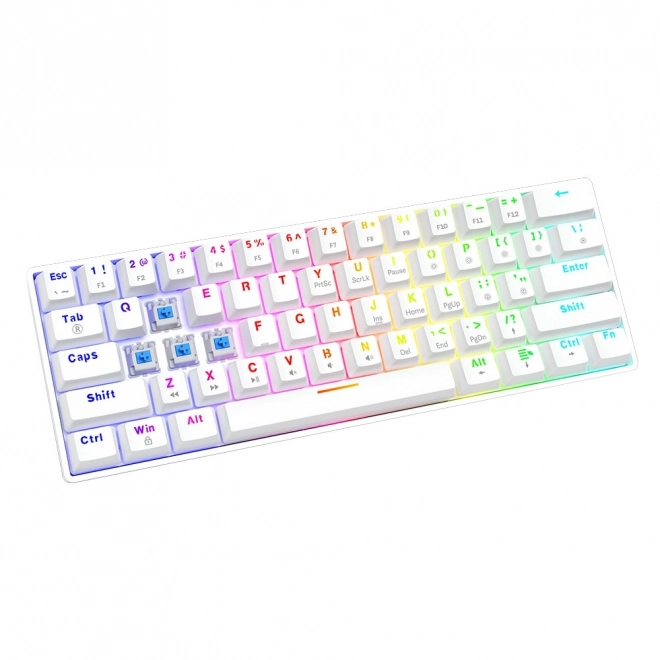 Mechanická klávesnica Whiteout X2 s Outemu Blue