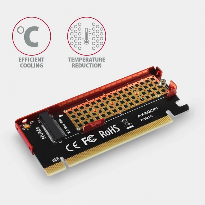 Adaptér PCIe s podporou NVMe SSD