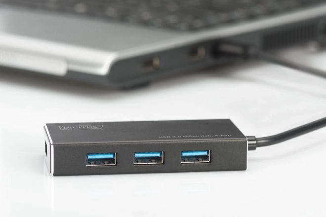 Hub 4-portový USB 3.0 SuperSpeed z hliníka