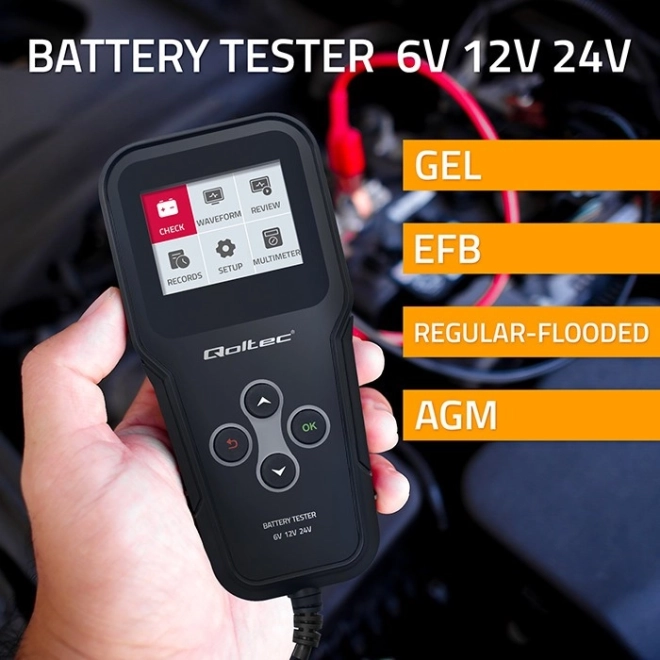 Digitálny tester batérií 3v1 s LCD
