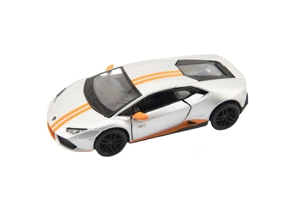 Kovový model auta Lamborghini Huracan 12 cm na spätné natiahnutie