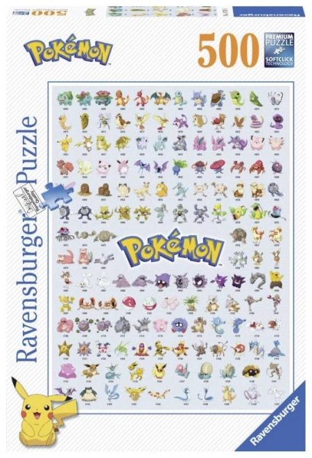 Puzzle Prvých 151 Pokémonov