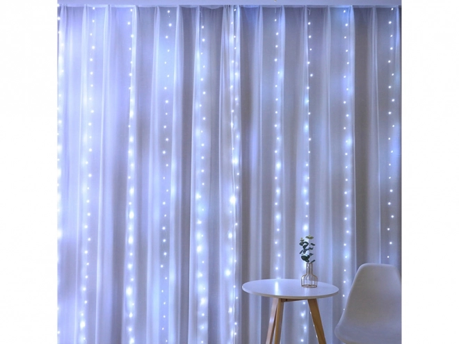 Mikro záclona 300 LED svetelné závesy