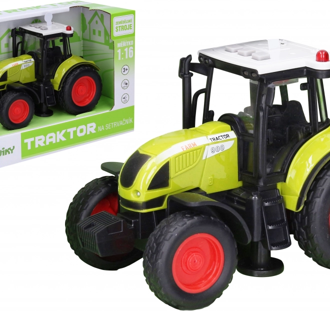 Traktor na zotrvačník so svetelnými a zvukovými efektmi 18 cm