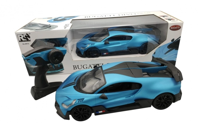 Zásuvné auto Bugatti Divo na diaľkové ovládanie 4 kanály RC 2.4 GHz