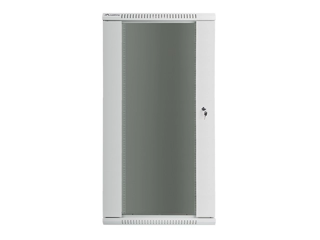 Nástenná inštalačná skriňa 19" 27U 600x600 mm so sklenenými dverami