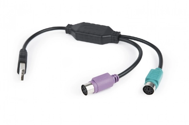 Adaptér pre myš a klávesnicu 2x PS2 na USB