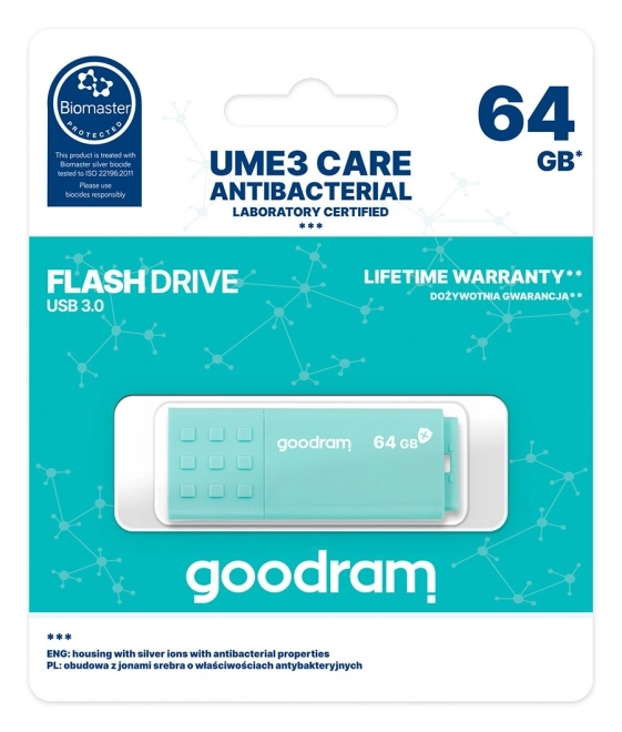 Pendrive UME3 s antibakteriálnou technológiou USB 3.0 64GB