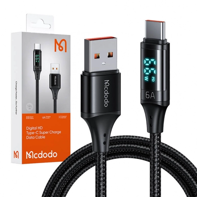 Kabel USB na USB-C s displejom Mcdodo