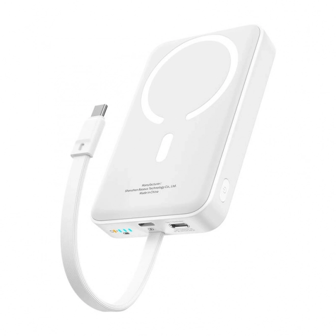 Baseus magnetická powerbanka Mini 10000mAh 30W Bayern edition biela