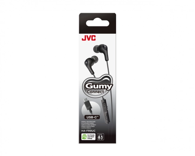 Slúchadlá Gumy USB-C čierne